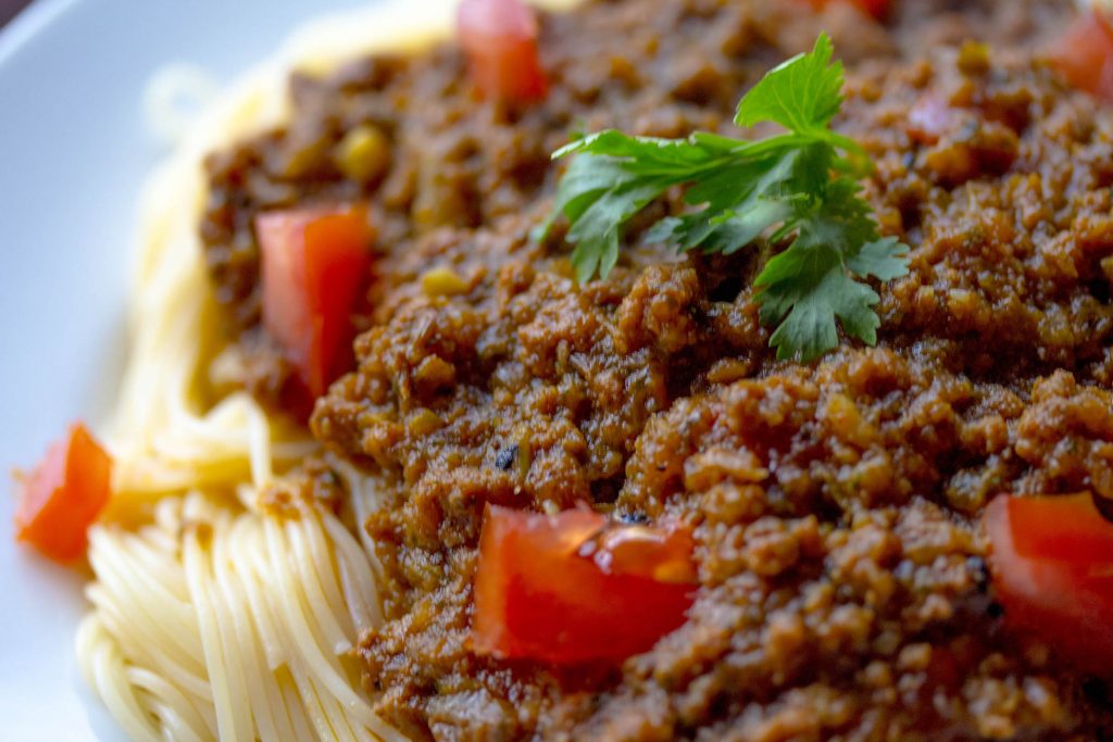 Is red meat ok to eat bolognaise